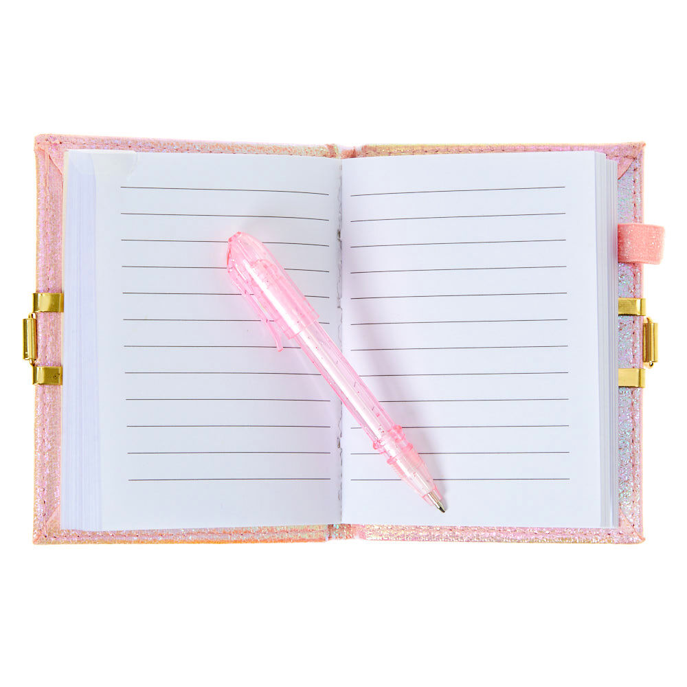 Journal intime à cadenas licorne spongieuse Club Claire’s - Rose,