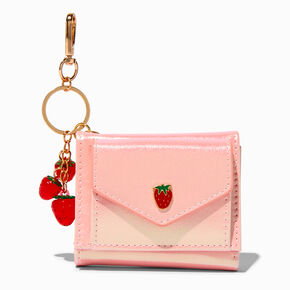 Iridescent Strawberry Trifold Wallet,