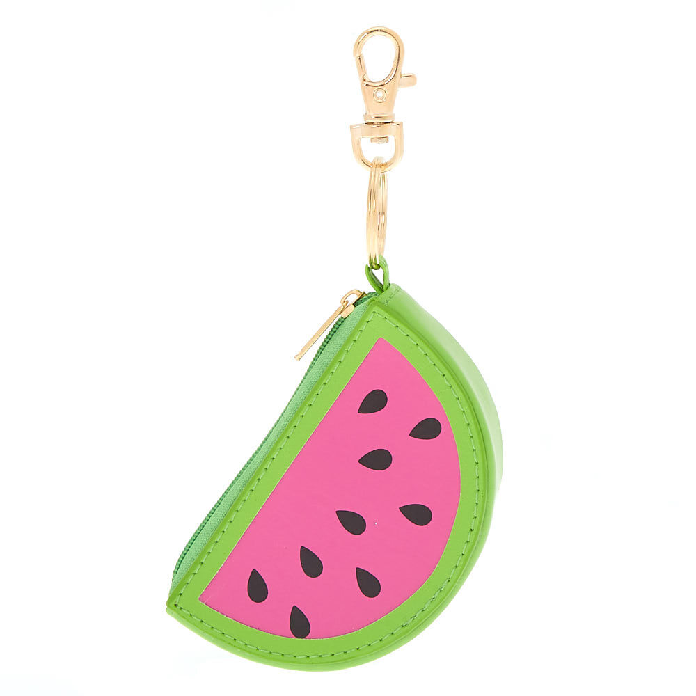 Watermelon Coin Purse Keychain Green