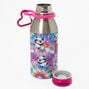 Tie Dye Panda Icon Metal Water Bottle - Pink,