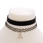 Harry Potter&trade; Deathly Hallows Velvet Choker - Black,