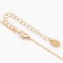 Collier d&rsquo;humeur &agrave; pendentif &eacute;toiles couleur dor&eacute;e,