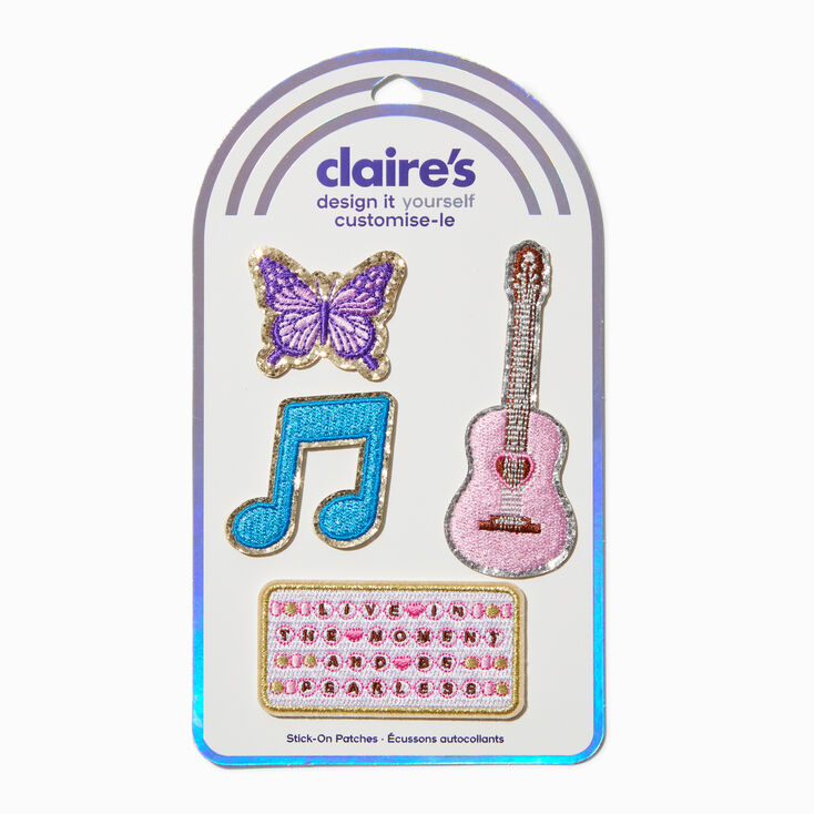 DIY Music Stick-On Patches - 3 Pack,