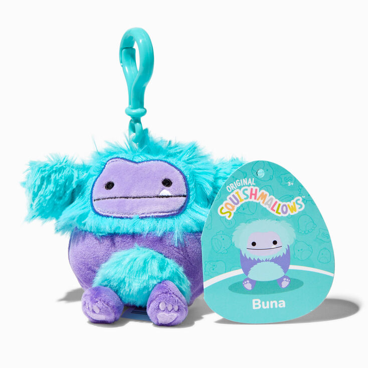 D&eacute;coration &agrave; clip pour sac en peluche Buna 9&nbsp;cm Squishmallows&trade;,