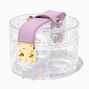 Holographic Butterflies Clear Jewelry Case,