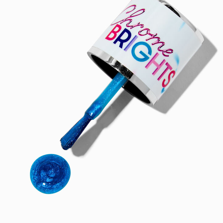 Chrome Brights Single Nail Polish - Cobalt,