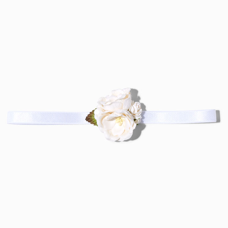 Bandeau blanc &agrave; fleur d&eacute;licate Claire&#39;s&nbsp;Club,