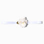 Claire&#39;s Club Dainty Flower White Headwrap,