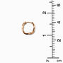 Gold-tone Molten 15mm Huggie Hoop Earrings,