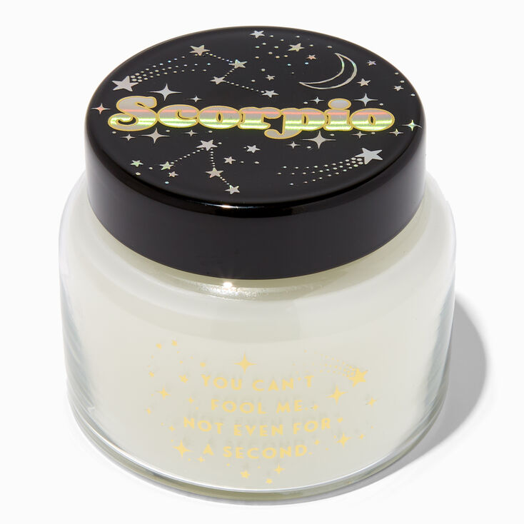 Zodiac Glass Jar Candle - Scorpio,