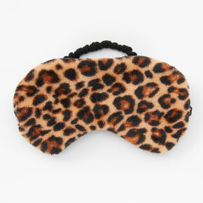 Plush Sleeping Mask - Leopard,