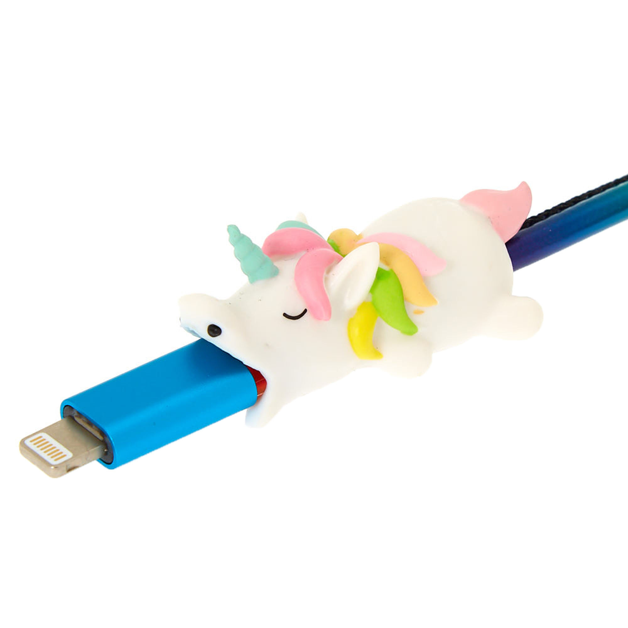 Protège-câbles petit animal licorne - Blanc,