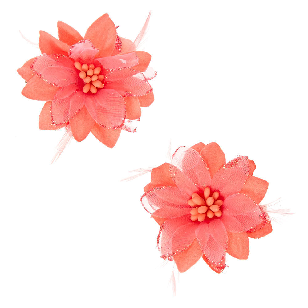 Coral hair new arrivals flower accessories