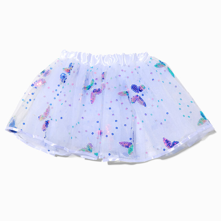 Tutu &agrave; sequins violet papillons printemps Claire&#39;s Club,