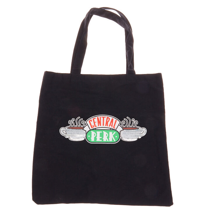 Voltage Imagination Street address Friends™ Central Perk Tote Bag - Black | Claire's
