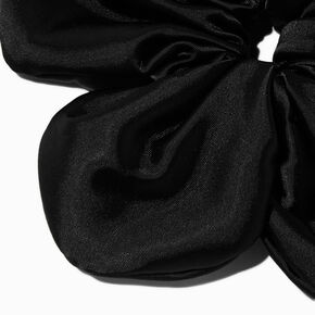Black Flower Giant Hair Scrunchie,