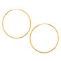 18ct Gold Plated 30MM Hoop Earrings,