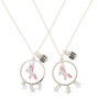 Best Friends Unicorn Circle Pendant Necklaces - 2 Pack,
