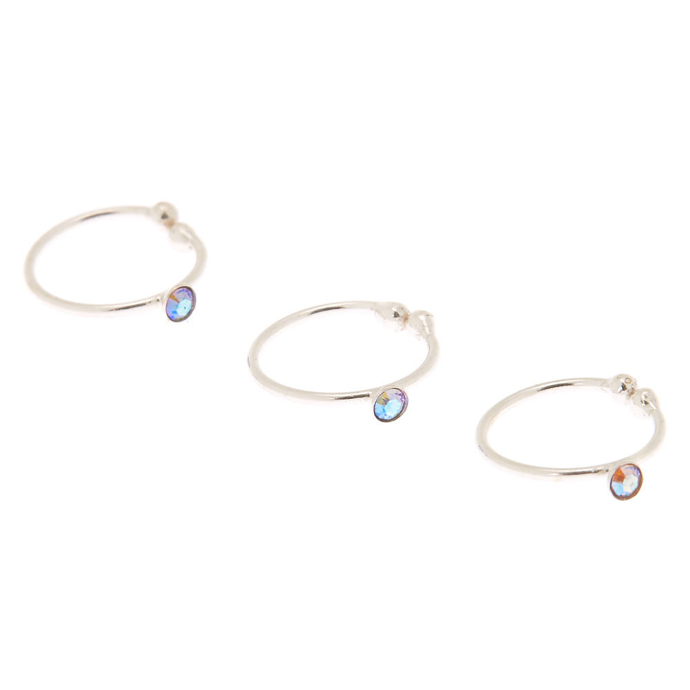 Swarovski on sale nose hoop
