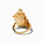 Gold-tone Coral Reef Ring,