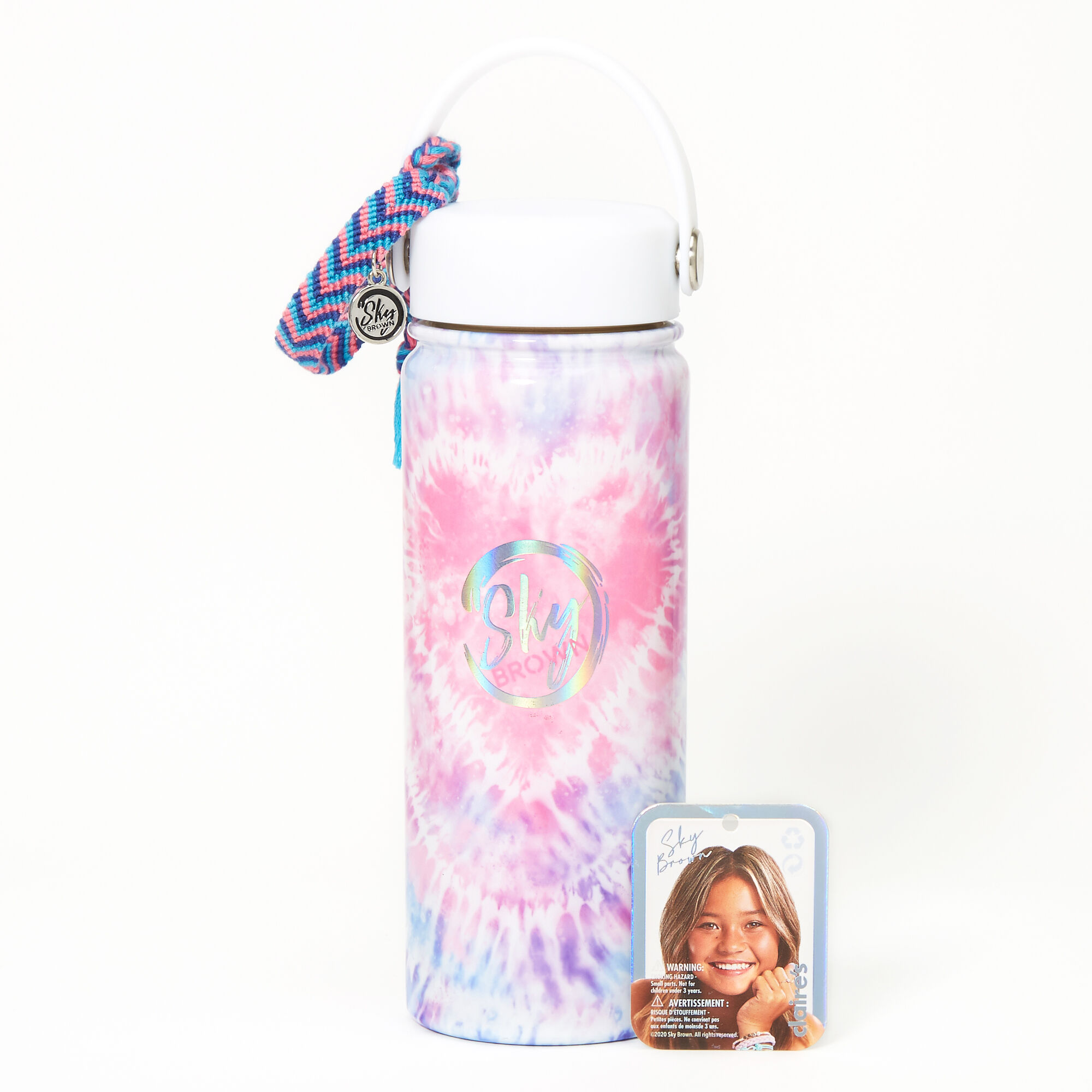 Sky Brown™ Tie Dye Water Bottle - Purple,
