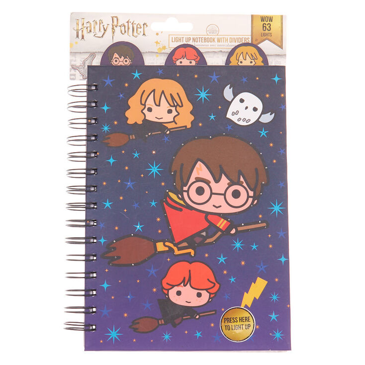 Carnet bleu et lumineux Harry Potter&trade; avec intercalaires,