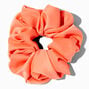 Giant Orange Silky Hair Scrunchie,