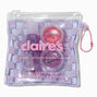 Purple Checkered Lip Gloss Palette Set - 3 Pack,