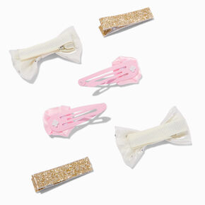 Claire&#39;s Club Mixed Rose Hair Clips - 6 Pack,