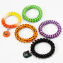 Halloween Charm Spiral Bracelets - 5 Pack,