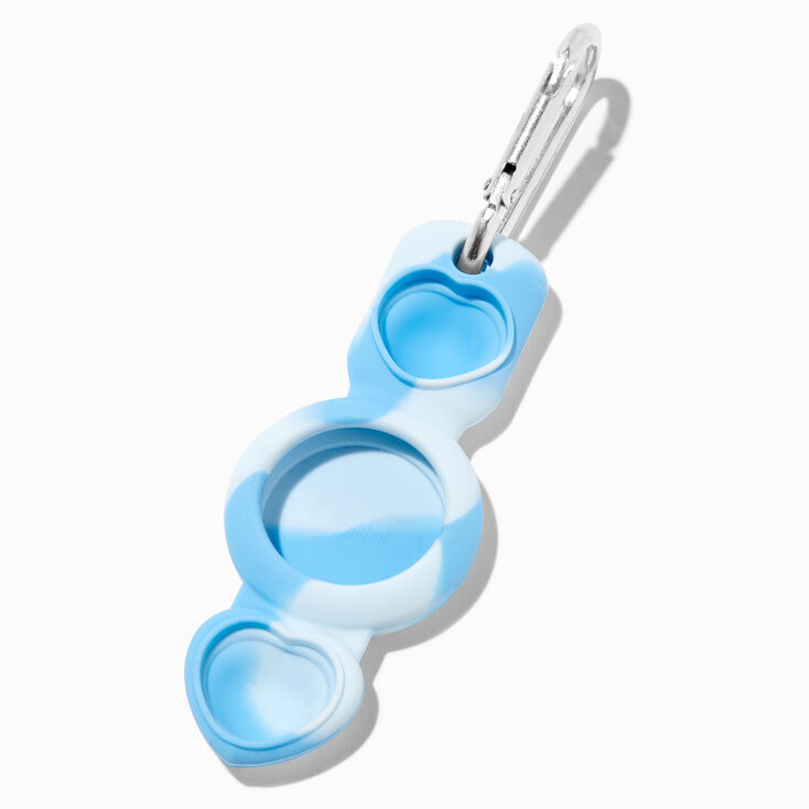Blue Daisy Popper Tech Tracker Holder - Compatible With Apple AirTags&reg;,