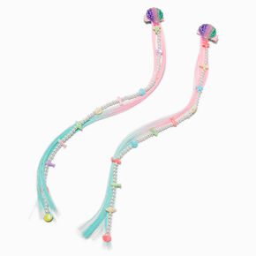 Claire&#39;s Club Pearl Ombr&eacute; Faux Hair Clips - 2 Pack,