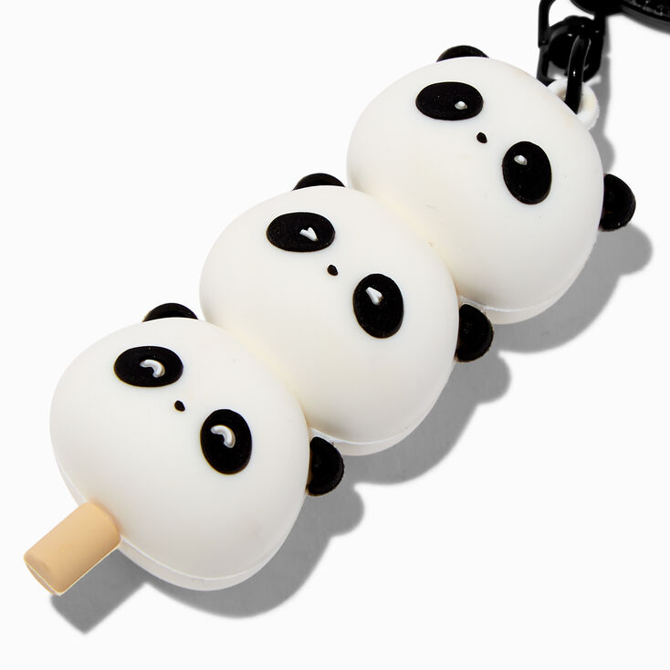 Panda Trio Treat Keyring,