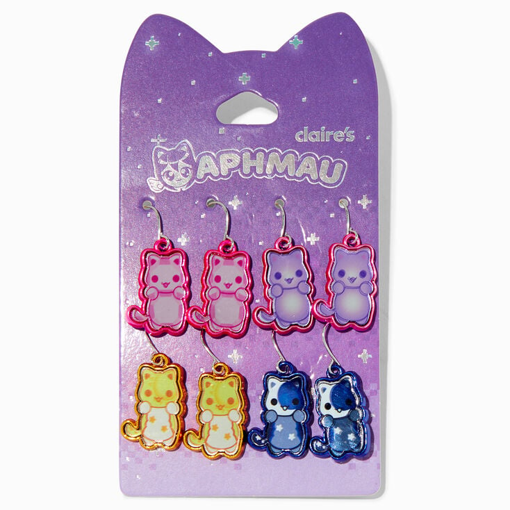 Aphmau&trade; Claire&#39;s Exclusive MeeMeow 1&quot; Drop Earrings - 4 Pack,