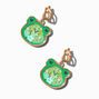 Shaker Frog Clip-On Drop Earrings,