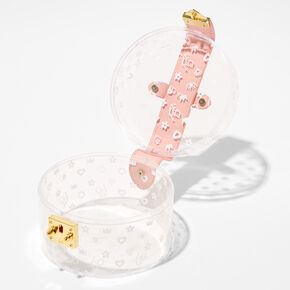 Status Icons Clear Jewelry Case,