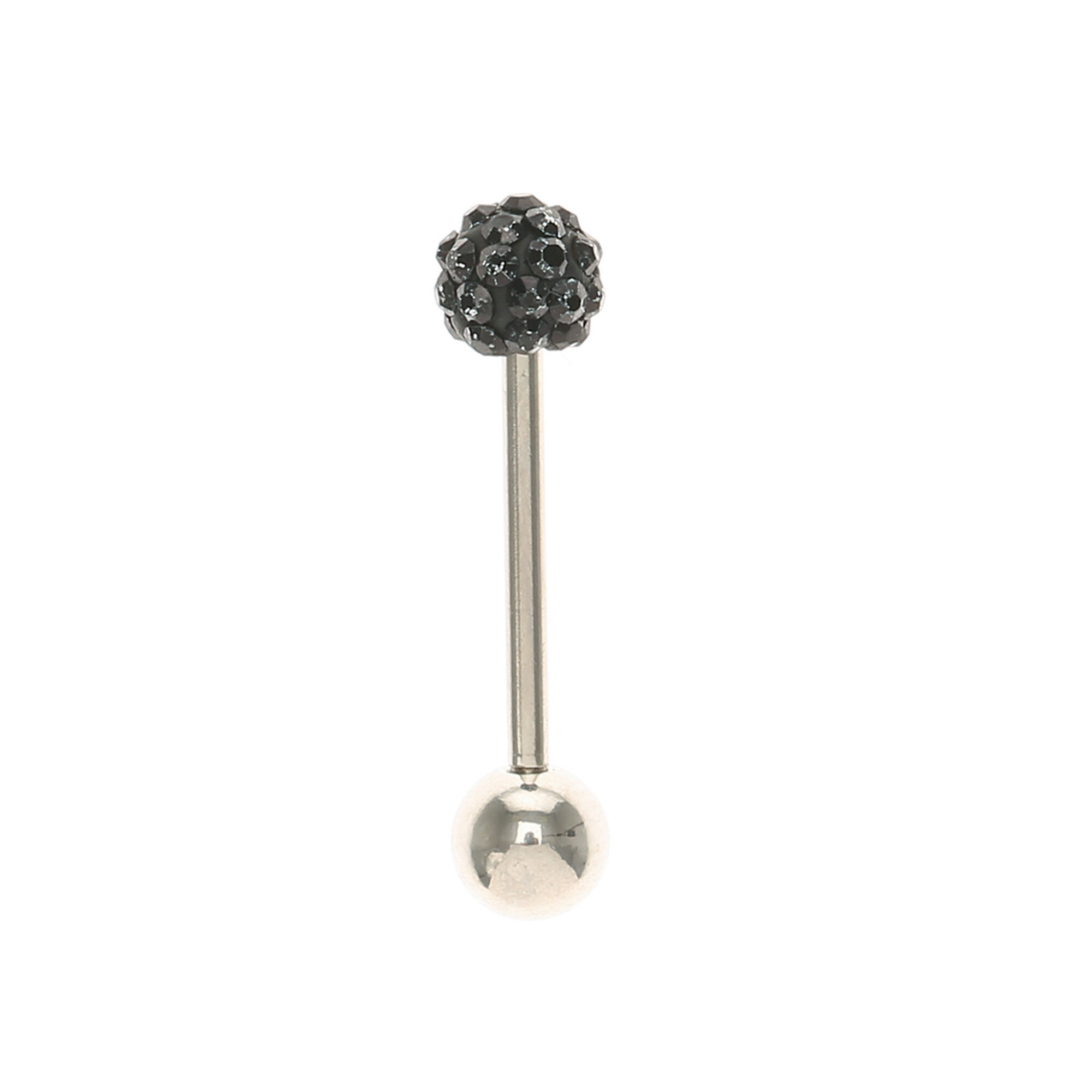 Black Fireball Tongue Ring Claire's US