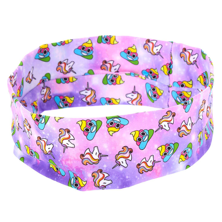 Rainbow Poop &amp; Unicorn Headband,