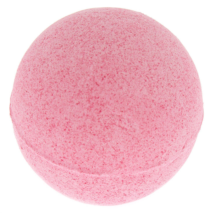 Bombe de bain rose &eacute;moji licorne qui pleure,