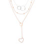 Mixed Metal Y-Neck Choker Set,