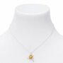 Silver Mood Frog Pendant Necklace,