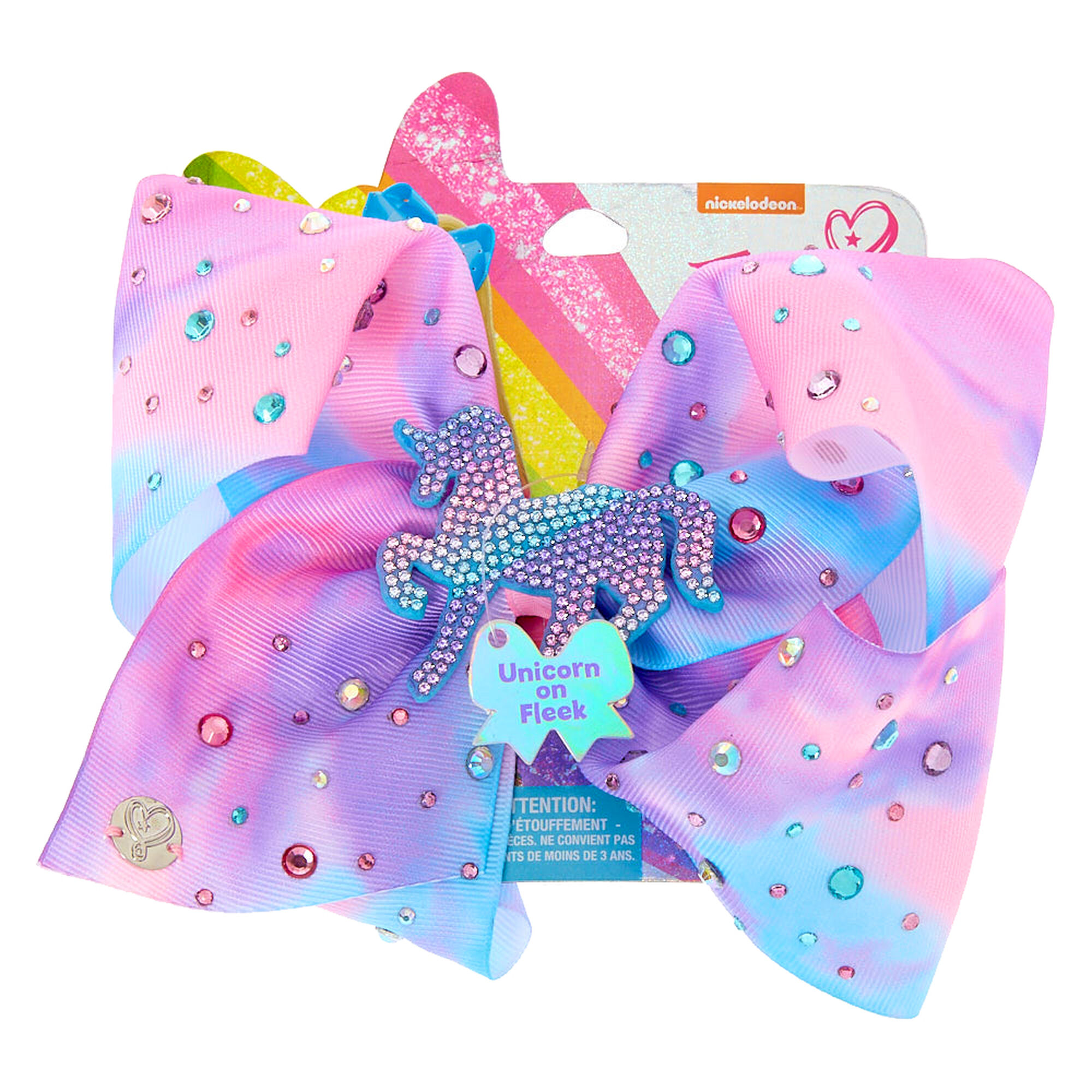 JoJo Siwa™ Large Unicorn on Fleek Signature Hair Bow | Claire's US