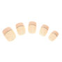 Glittery French Manicure Faux Nail Set - Nude, 24 Pack,