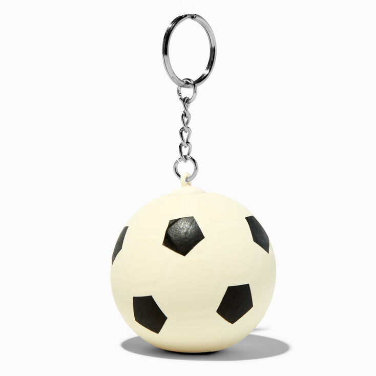 Soccer Ball Stress Ball Keychain