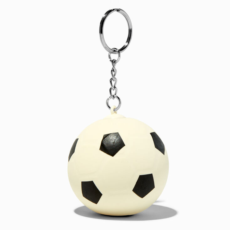 Soccer Ball Stress Ball Keychain,