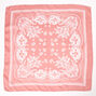 Paisley Silky Bandana Headwrap - Pink,