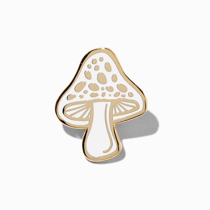 Gold Mushroom Pin,