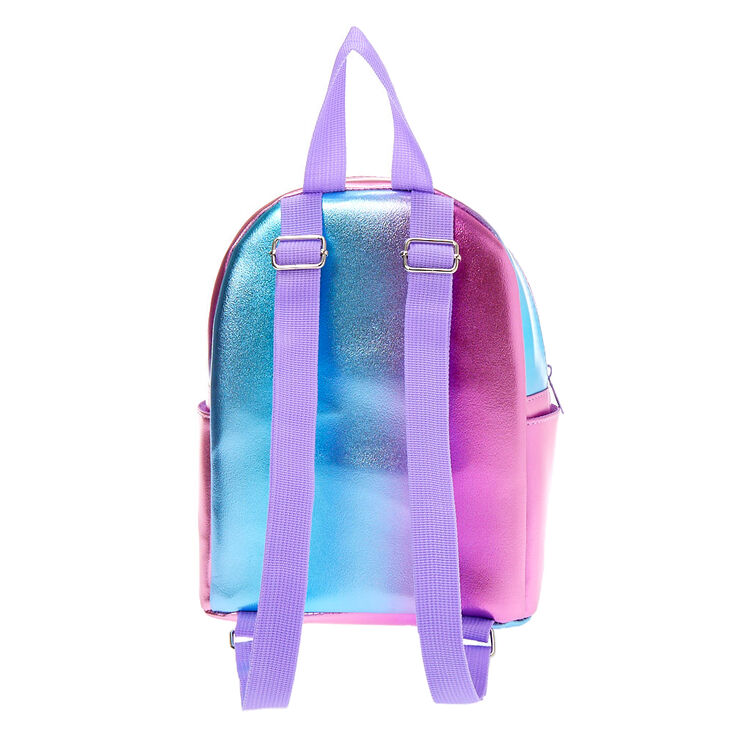 Embellished Ombre Small Backpack - Purple | Claire's