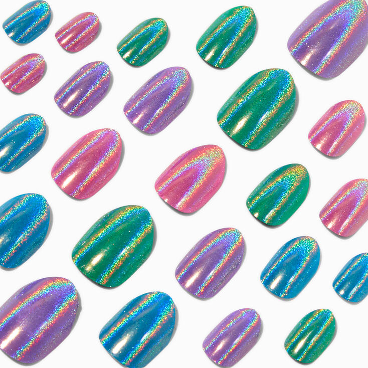 Sheen Queen Stiletto Press On Vegan Faux Nail Set - 24 Pack,