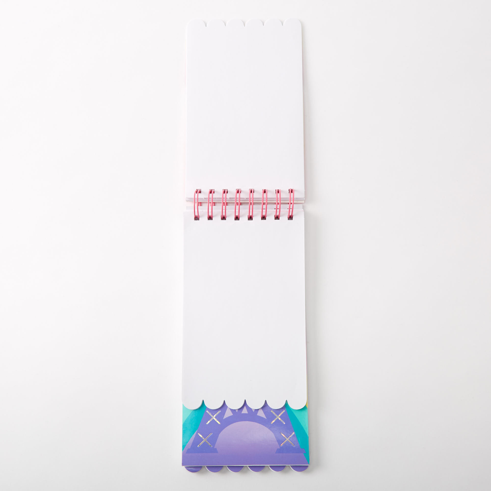Rainbow Eiffel Tower Layered Notebook,